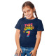 This girl is now 7 - Birthday t-shirt (Κοντομάνικο Παιδικό)